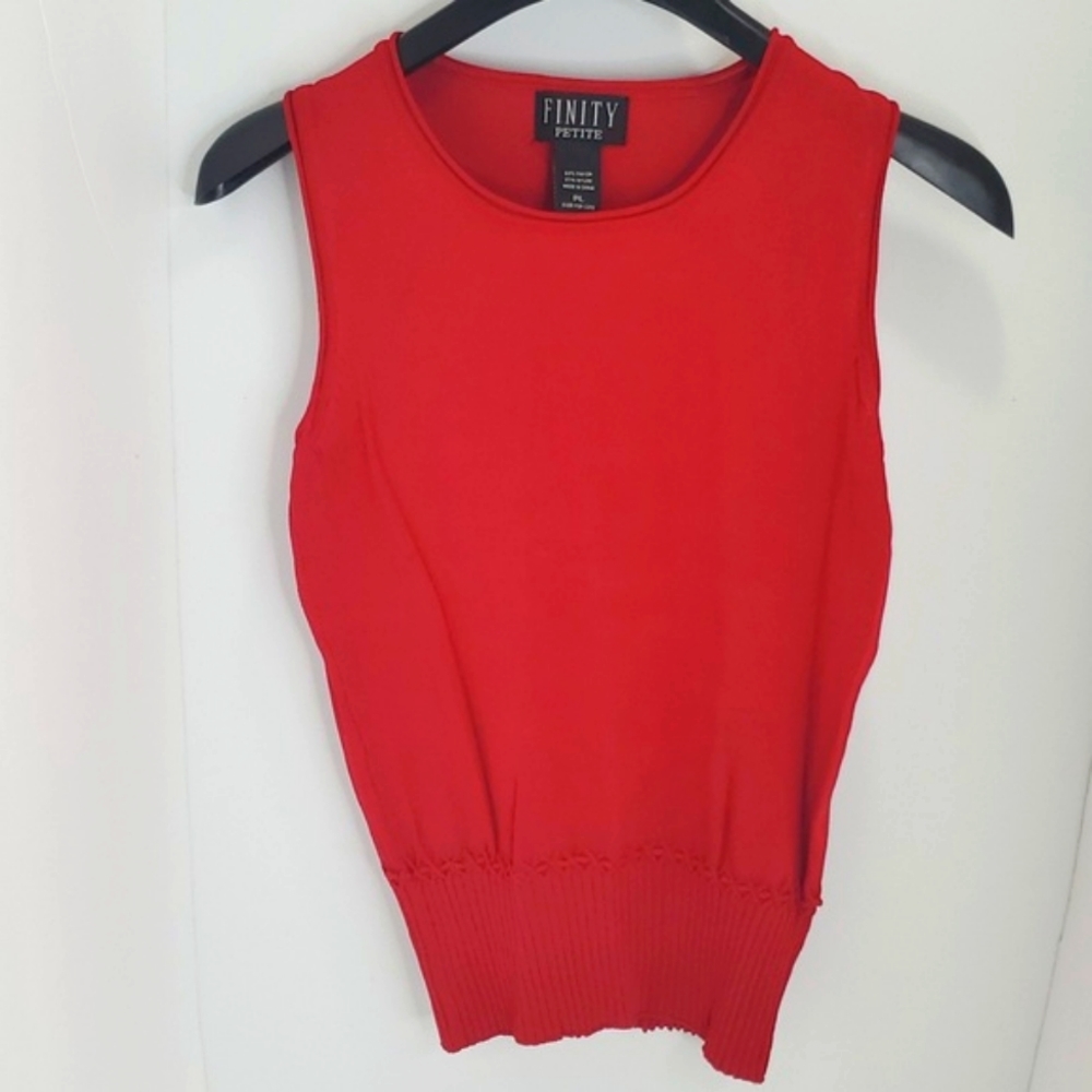 Finity Petite, Size PL, Color Red